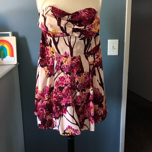 Anthropologie Other - Cherry Blossom Strapless Romper